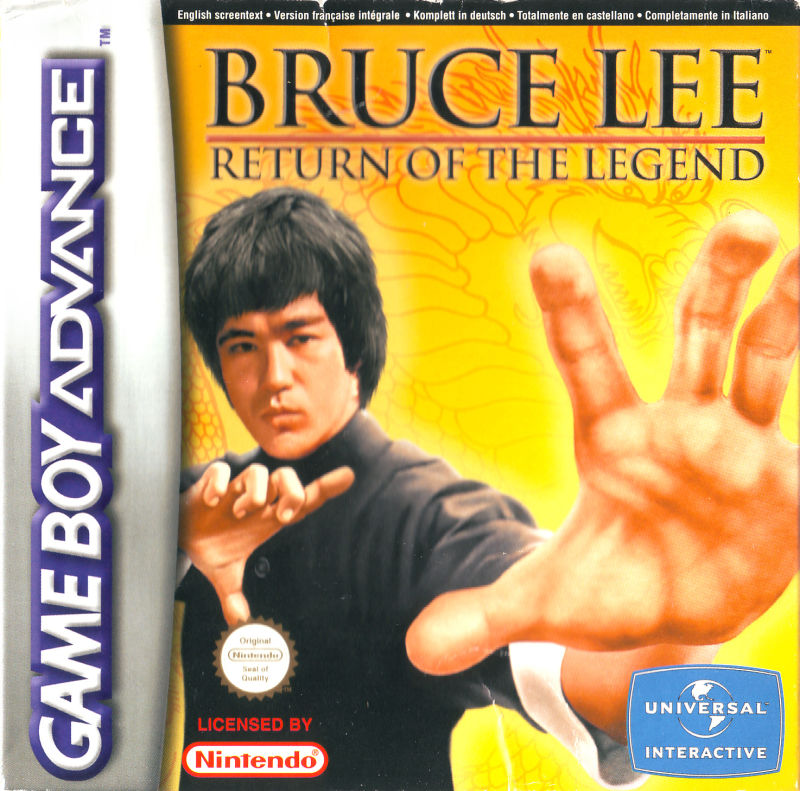Front cover of Bruce Lee: Return of the Legend for Game Boy Advance