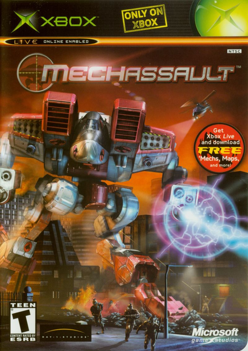 Front cover of MechAssault for Xbox