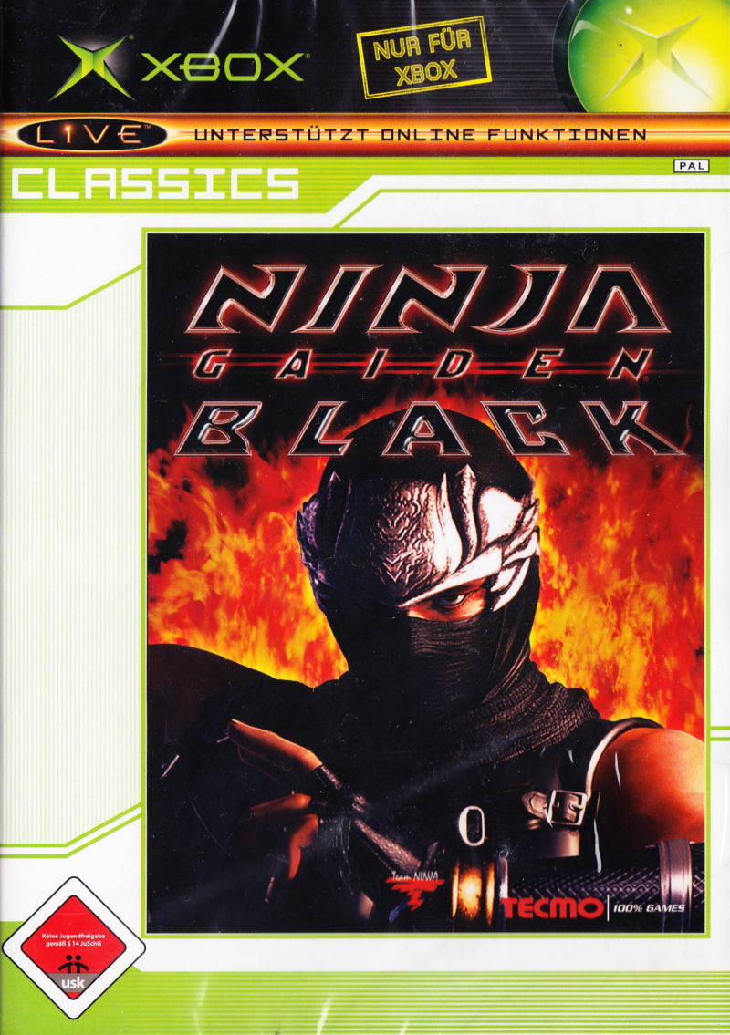 Front cover of Ninja Gaiden Black for Xbox