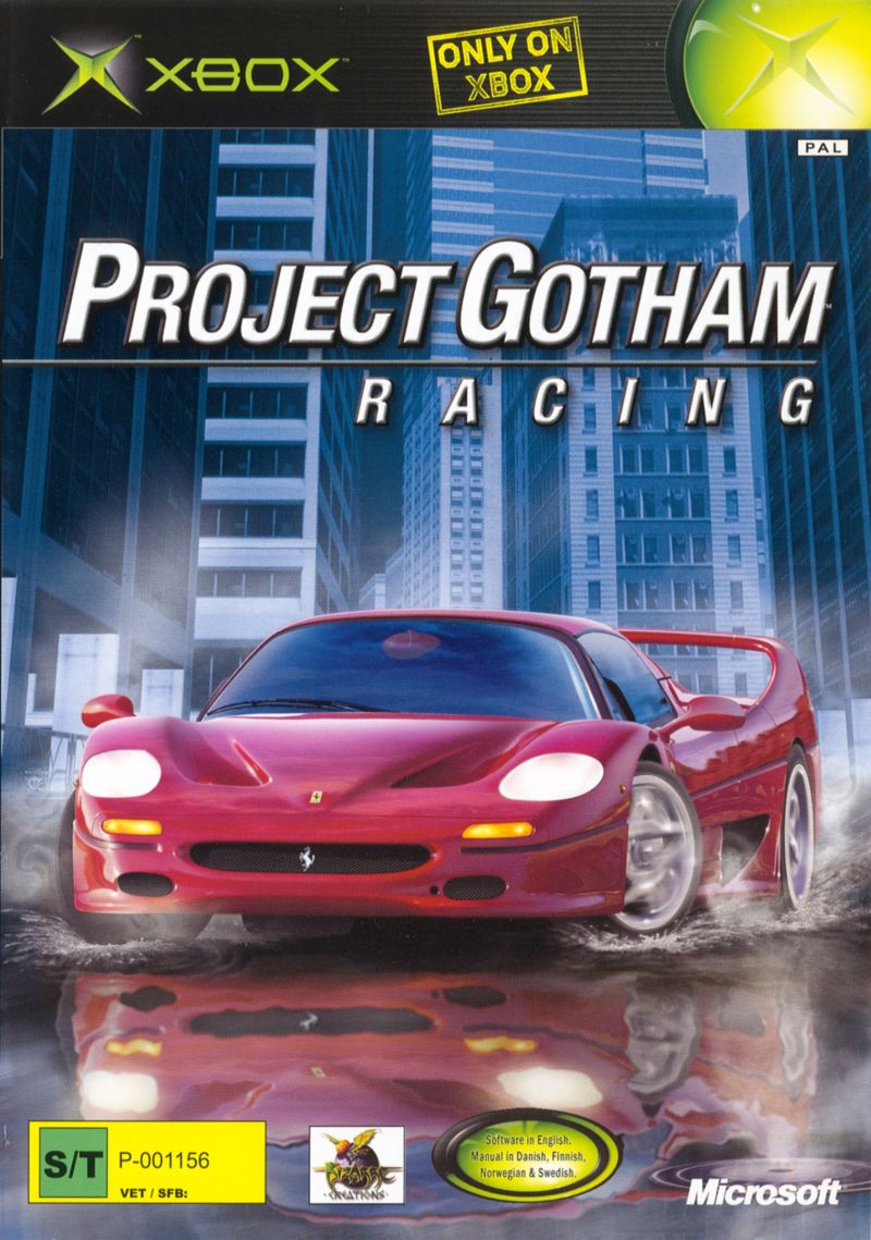Front cover of Project Gotham Racing for Xbox