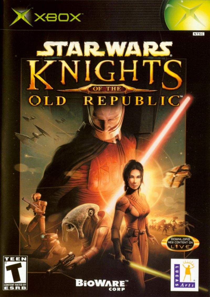Front cover of Star Wars: Knights of the Old Republic for Xbox
