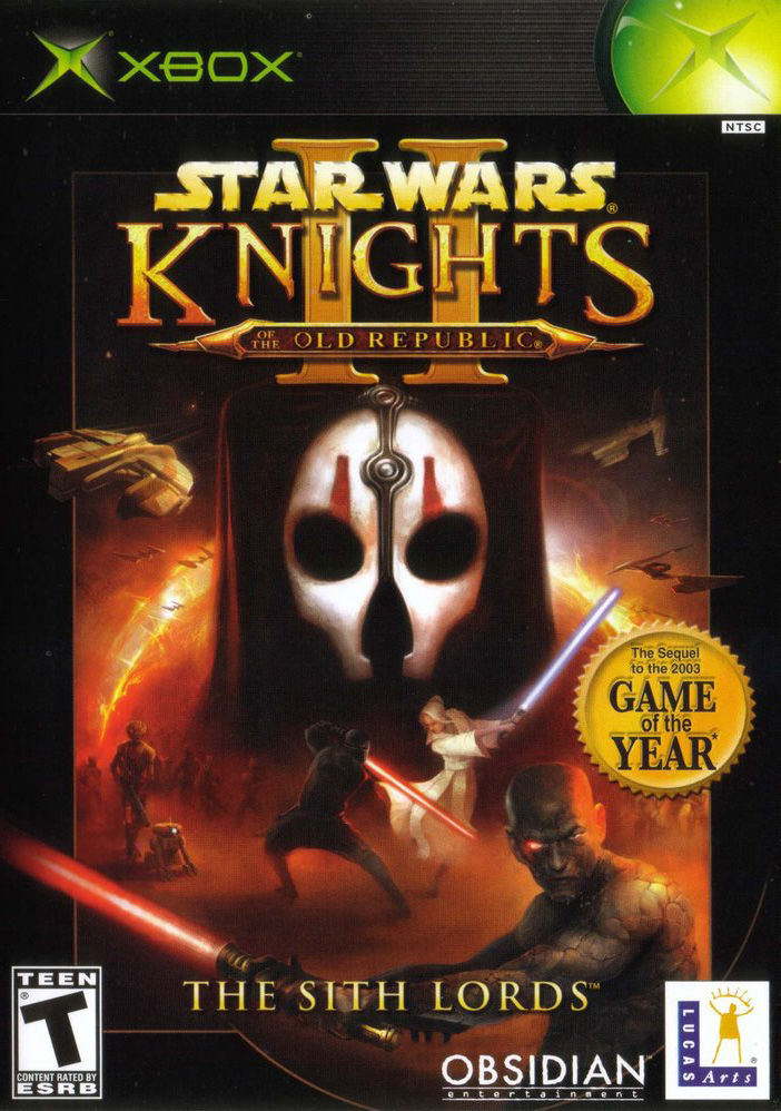 Front cover of Star Wars: Knights of the Old Republic II - The Sith Lords for Xbox