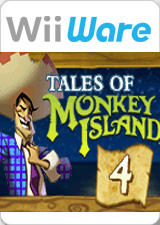 Front cover of Tales of Monkey Island: Chapter 4 - The Trial and Execution of Guybrush Threepwood for Nintendo Wii