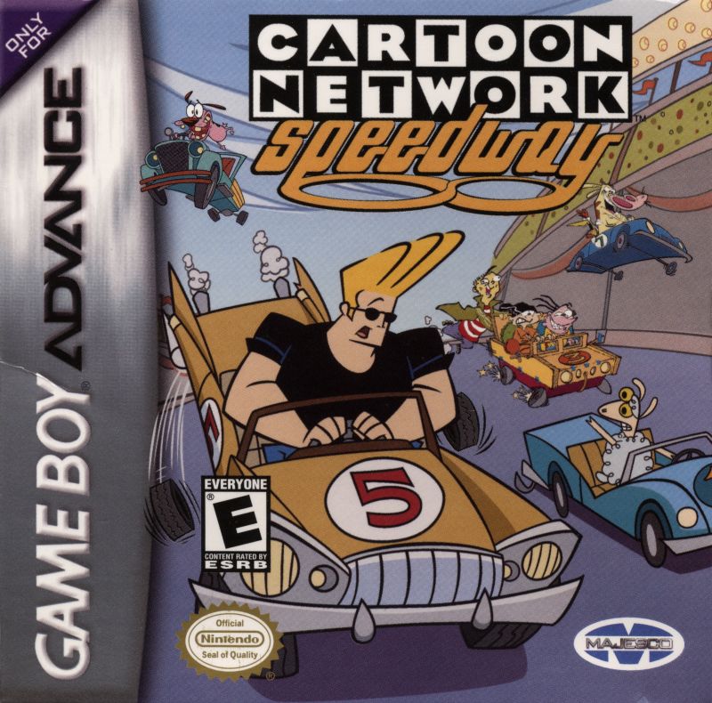 Front cover of Cartoon Network Speedway for Game Boy Advance