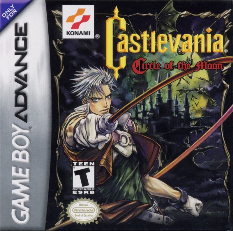 Front cover of Castlevania: Circle of the Moon for Game Boy Advance