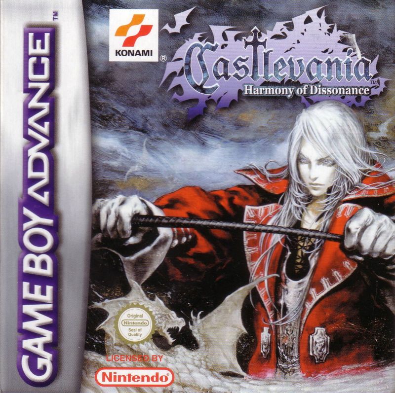 Front cover of Castlevania: Harmony of Dissonance for Game Boy Advance