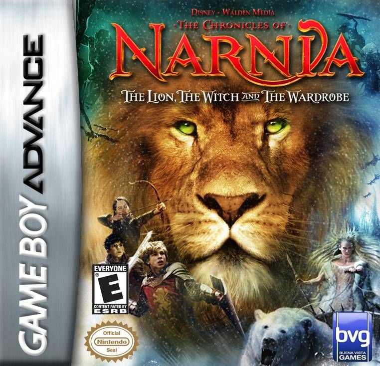 Front cover of The Chronicles of Narnia: The Lion, the Witch and the Wardrobe for Game Boy Advance