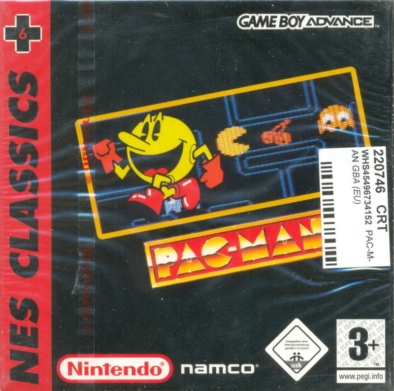 Front cover of Pac-Man for Game Boy Advance