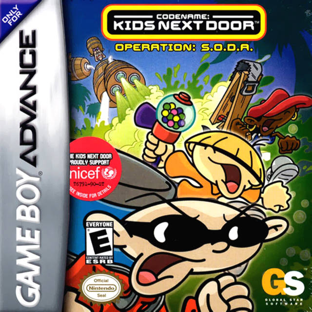 Front cover of Codename: Kids Next Door: Operation S.O.D.A. for Game Boy Advance