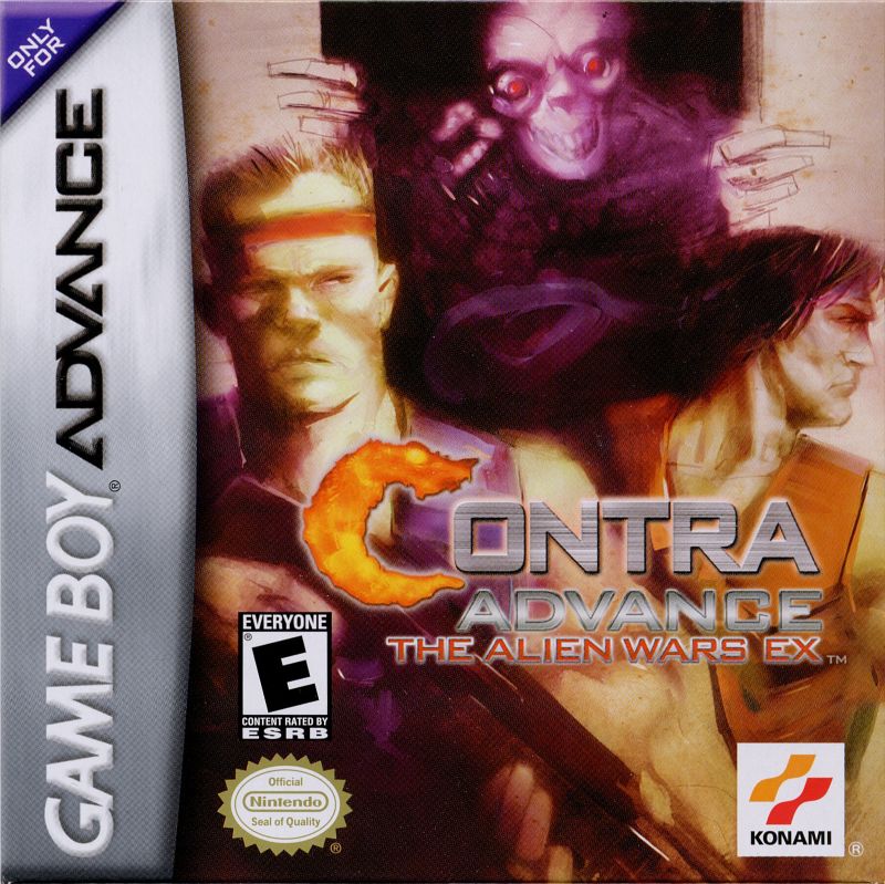 Front cover of Contra Advance: The Alien Wars EX for Game Boy Advance