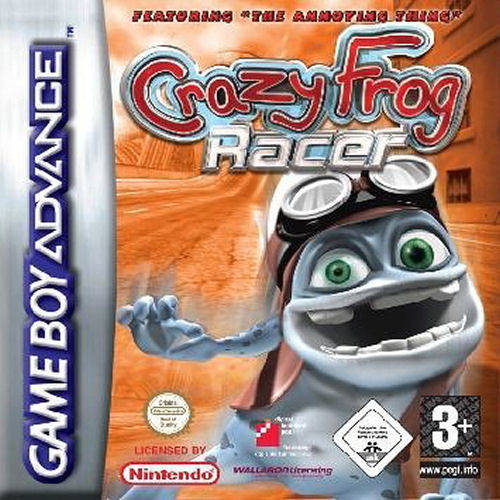 Front cover of Crazy Frog Racer for Game Boy Advance