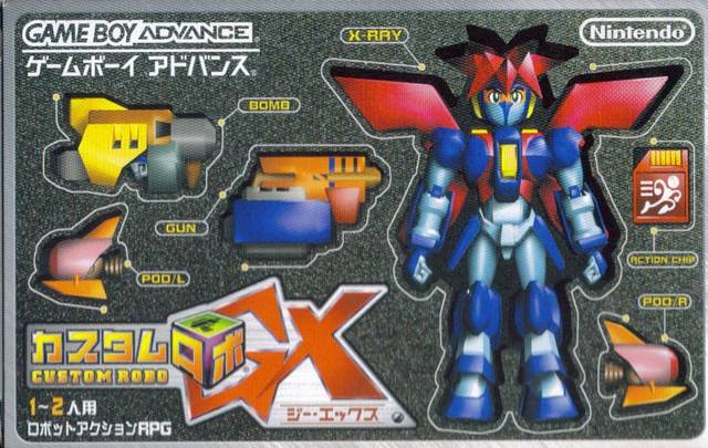 Front cover of Custom Robo GX for Game Boy Advance