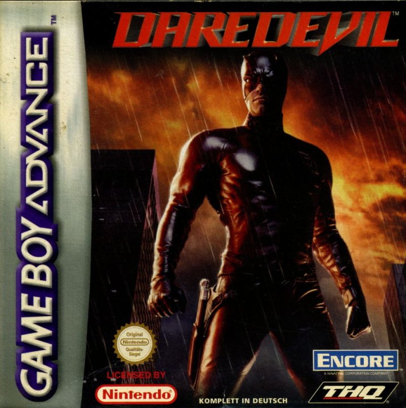 Front cover of Daredevil for Game Boy Advance