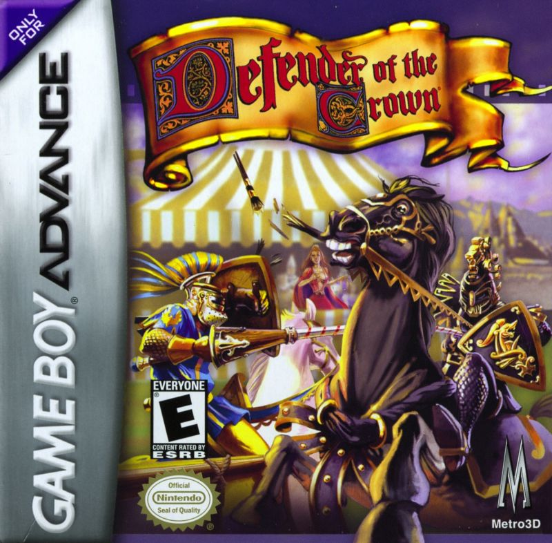 Front cover of Defender of the Crown for Game Boy Advance