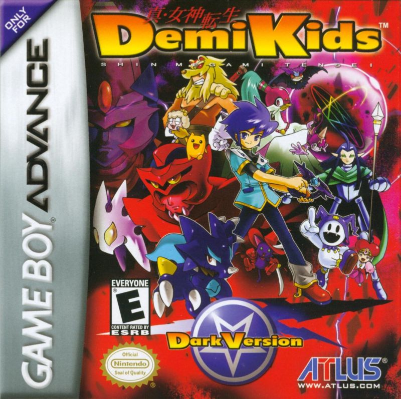 Front cover of DemiKids: Dark Version for Game Boy Advance