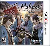 Front cover of Hakuoki: Memories of the Shinsengumi for Nintendo 3DS