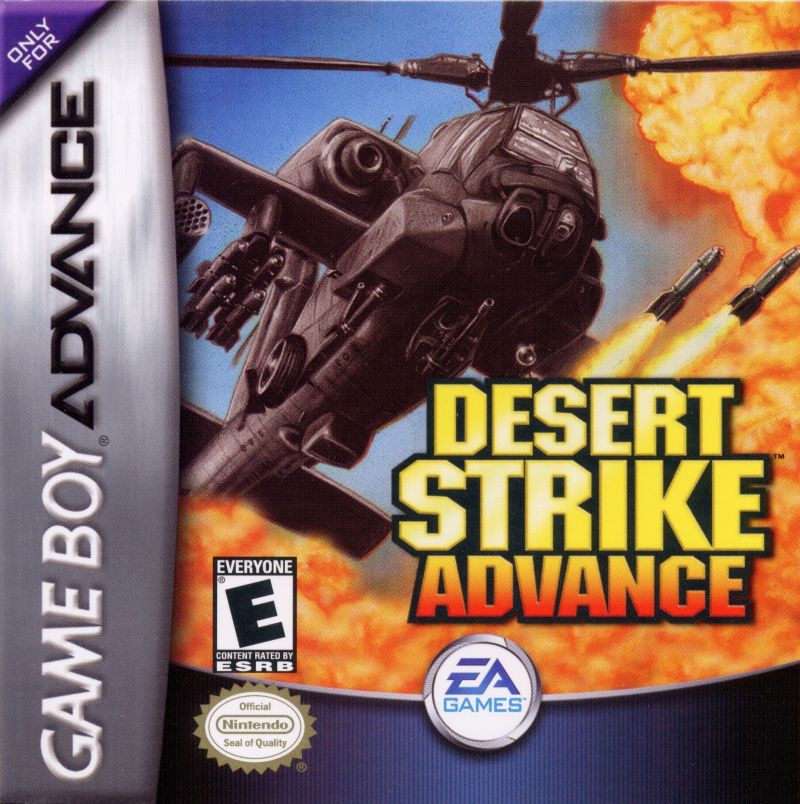 Front cover of Desert Strike: Return to the Gulf for Game Boy Advance