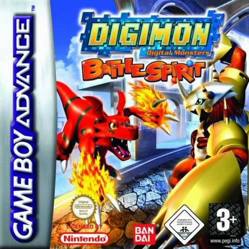 Front cover of Digimon: Battle Spirit for Game Boy Advance