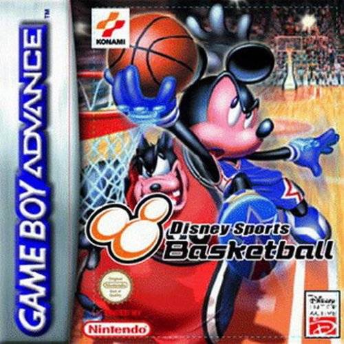 Front cover of Disney Sports: Basketball for Game Boy Advance