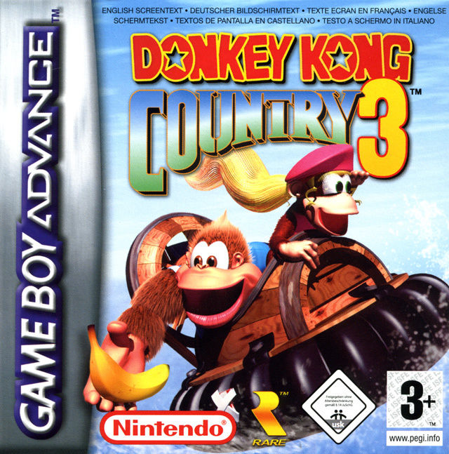 Front cover of Donkey Kong Country 3: Dixie Kong's Double Trouble! for Game Boy Advance