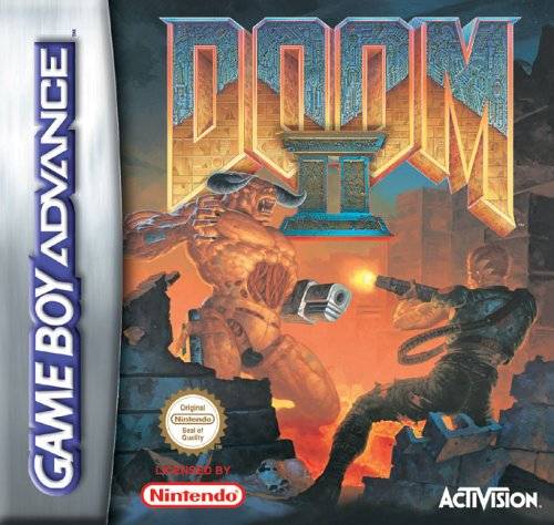 Front cover of DOOM II for Game Boy Advance