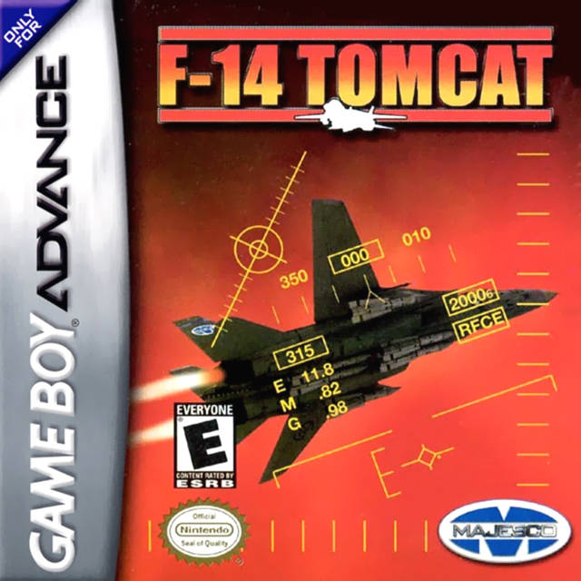 Front cover of F-14 Tomcat for Game Boy Advance