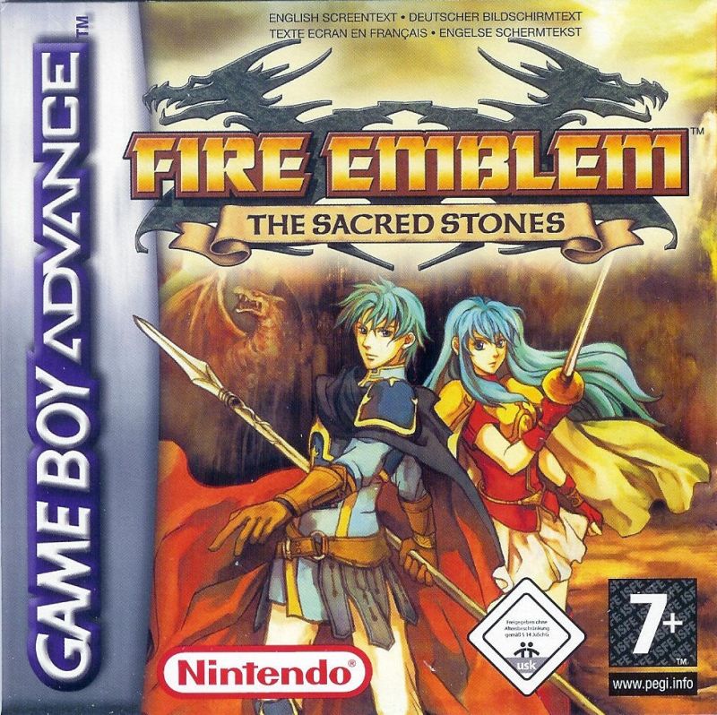 Front cover of Fire Emblem: The Sacred Stones for Game Boy Advance