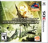 Front cover of Ace Combat: Assault Horizon - Legacy+ for Nintendo 3DS