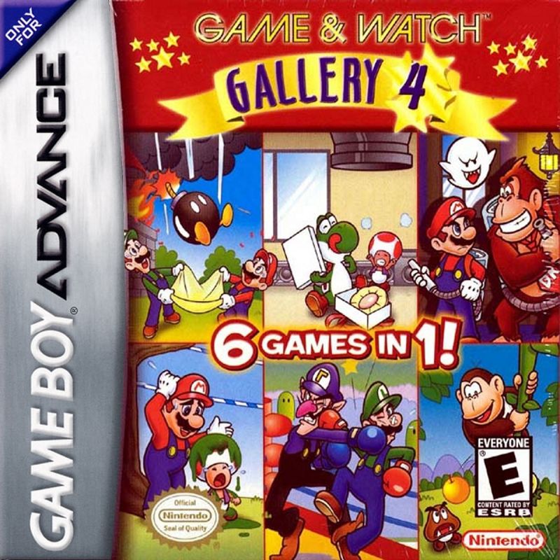 Front cover of Game & Watch Gallery 4 for Game Boy Advance