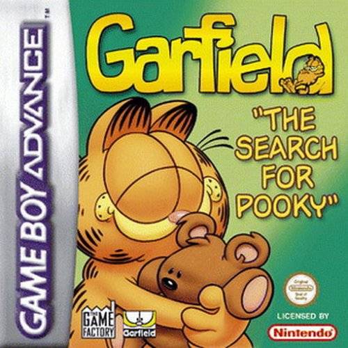 Front cover of Garfield: The Search for Pooky for Game Boy Advance