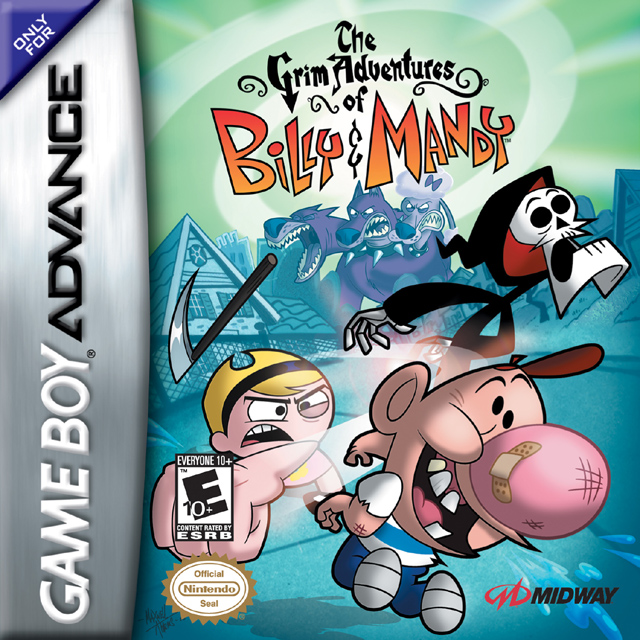 Front cover of The Grim Adventures of Billy & Mandy for Game Boy Advance