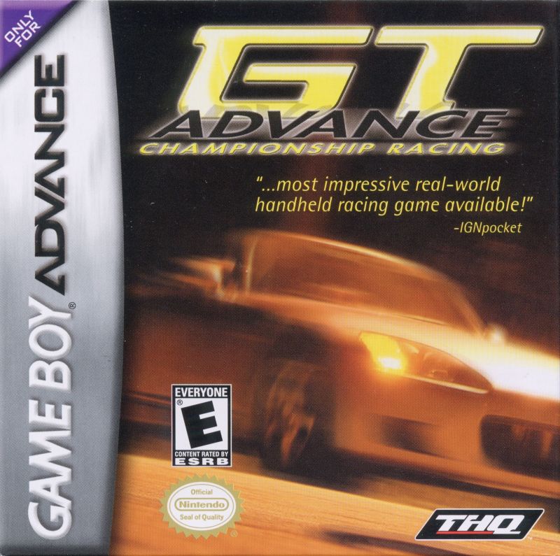 Front cover of GT Advance Championship Racing for Game Boy Advance