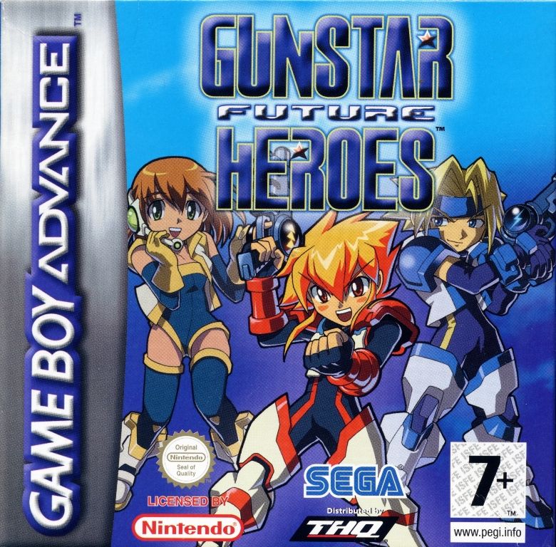 Front cover of Gunstar Super Heroes for Game Boy Advance