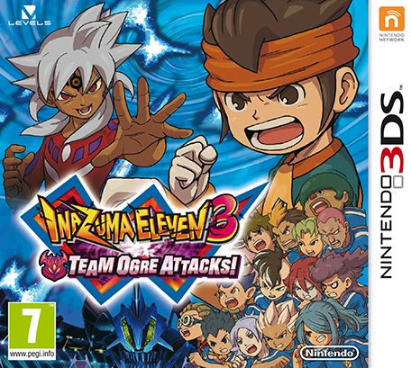 Front cover of Inazuma Eleven 3: Team Ogre Attacks! for Nintendo 3DS