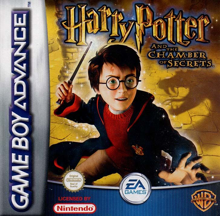 Front cover of Harry Potter and the Chamber of Secrets for Game Boy Advance
