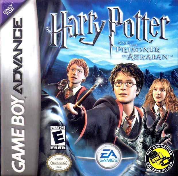 Front cover of Harry Potter and the Prisoner of Azkaban for Game Boy Advance