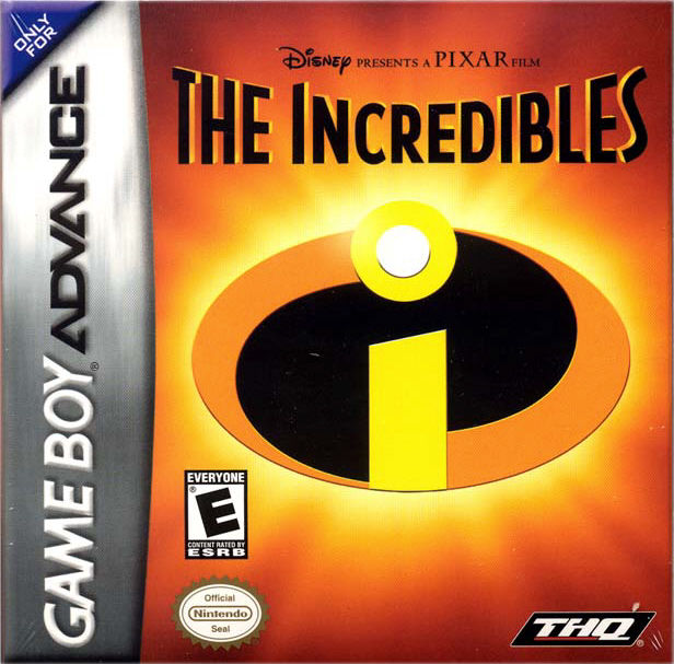 Front cover of The Incredibles for Game Boy Advance