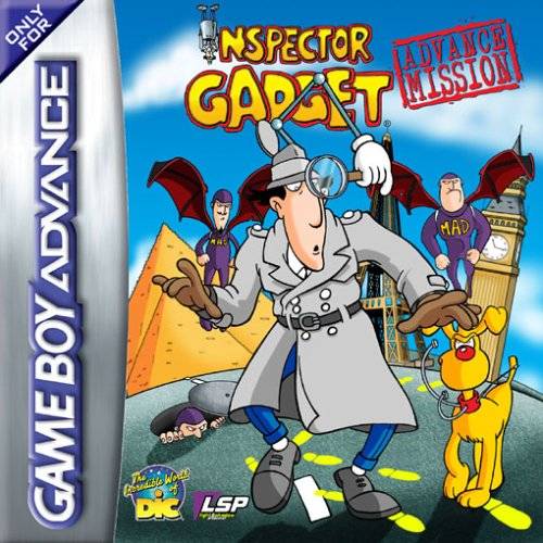 Front cover of Inspector Gadget: Advance Mission for Game Boy Advance