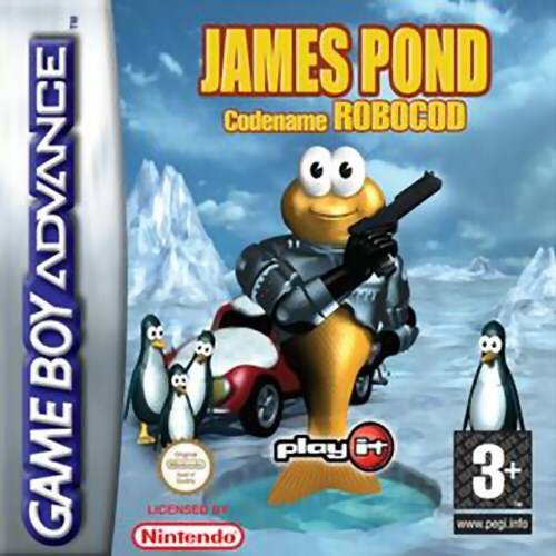Front cover of James Pond: Codename Robocod for Game Boy Advance
