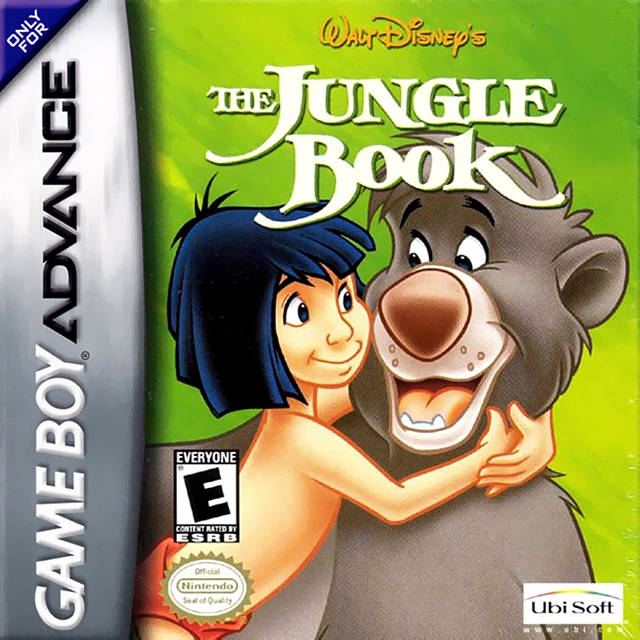 Front cover of Walt Disney's The Jungle Book for Game Boy Advance