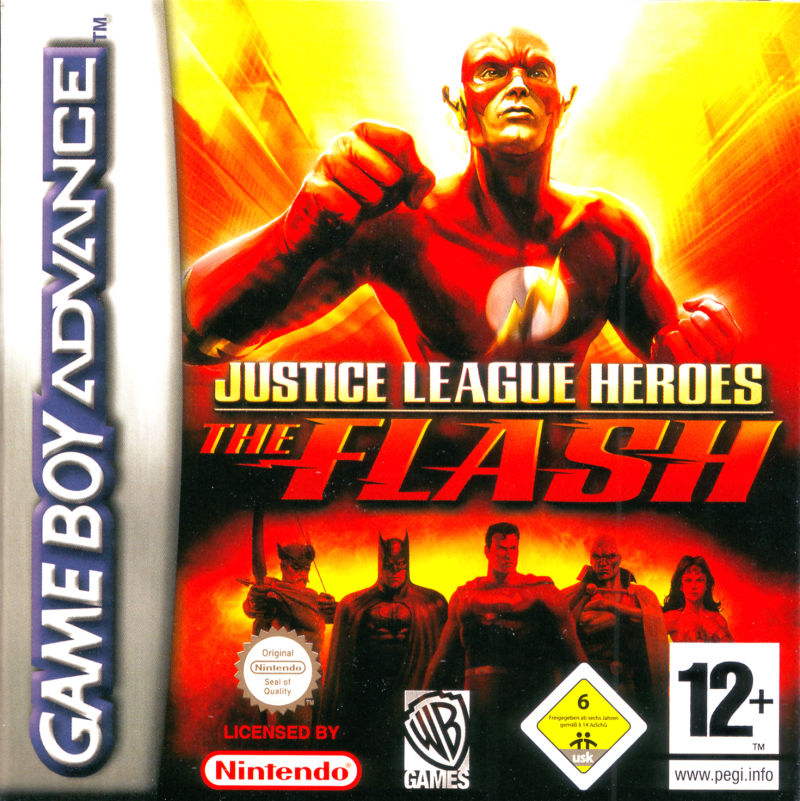 Front cover of Justice League Heroes: The Flash for Game Boy Advance