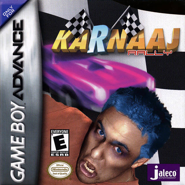 Front cover of Karnaaj Rally for Game Boy Advance