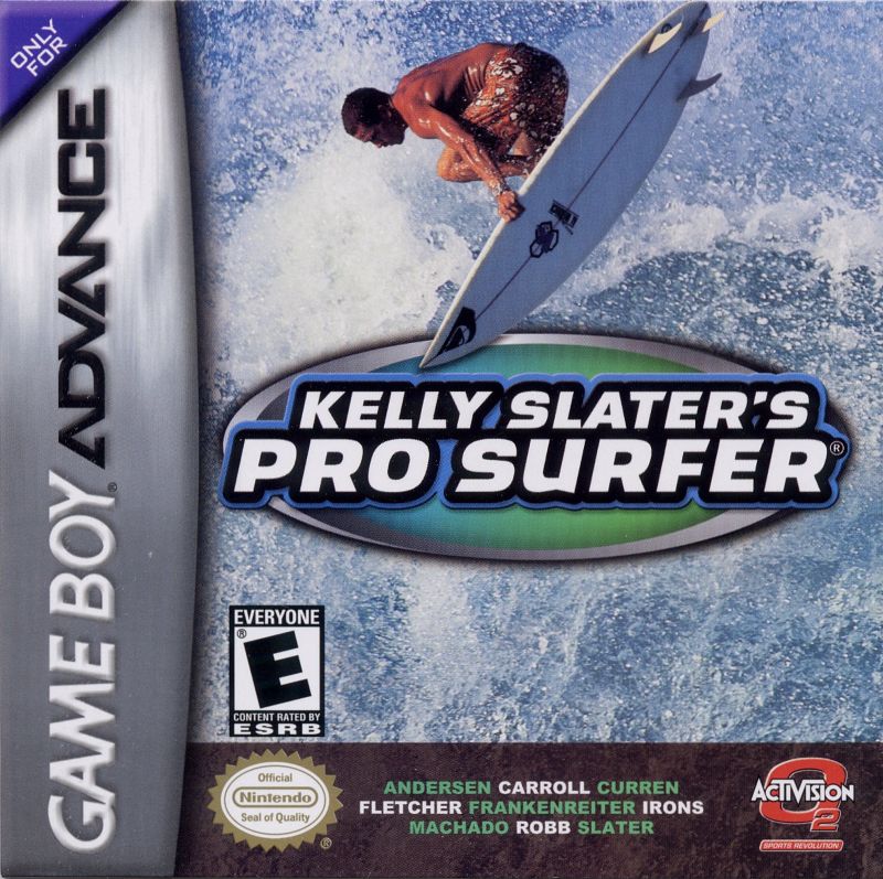 Front cover of Kelly Slater's Pro Surfer for Game Boy Advance