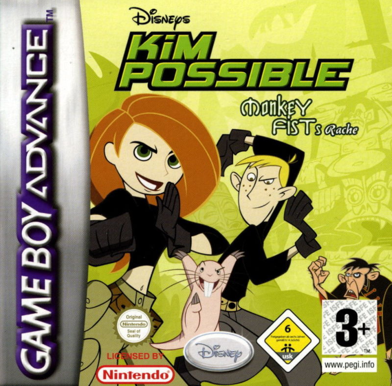Front cover of Disney's Kim Possible: Revenge of Monkey Fist for Game Boy Advance