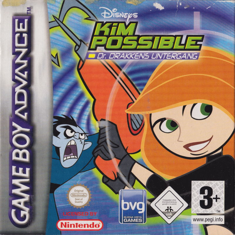 Front cover of Kim Possible 2: Drakken's Demise for Game Boy Advance
