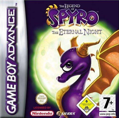 Front cover of The Legend of Spyro: The Eternal Night for Game Boy Advance