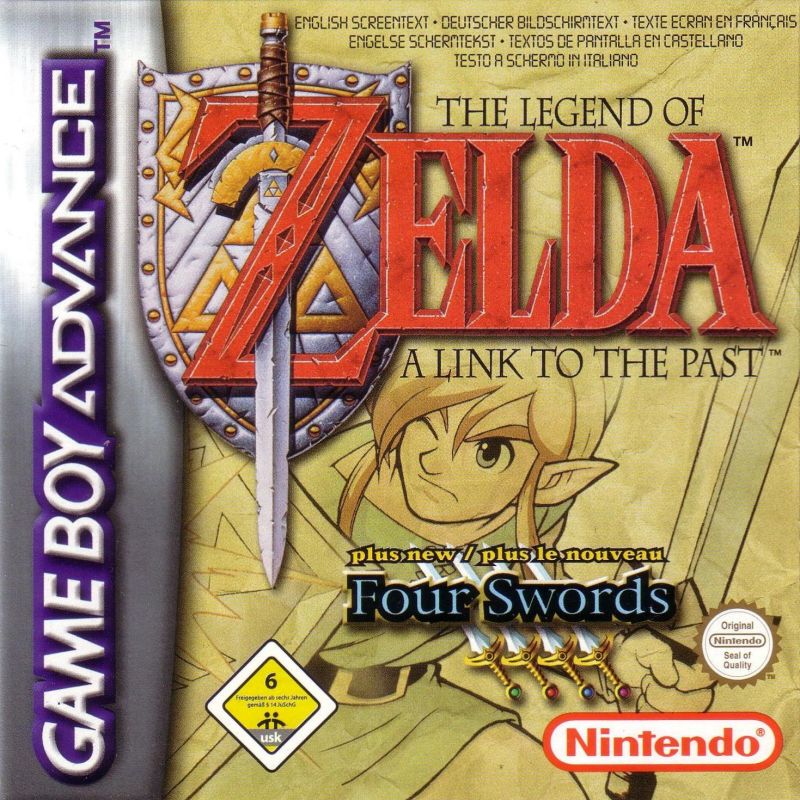 Front cover of The Legend of Zelda: A Link to the Past/Four Swords for Game Boy Advance