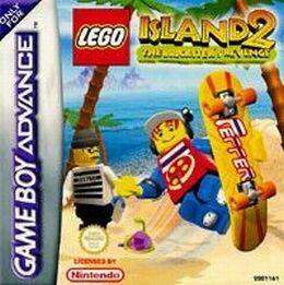 Front cover of LEGO Island 2: The Brickster's Revenge for Game Boy Advance
