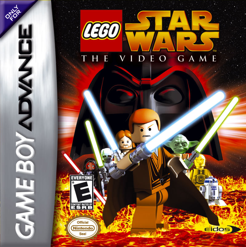 Front cover of LEGO Star Wars: The Video Game for Game Boy Advance