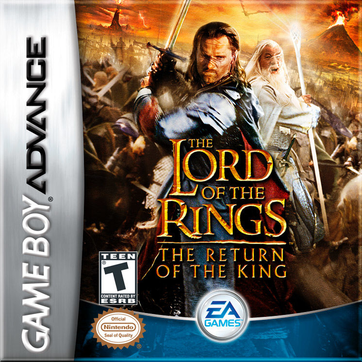 Front cover of The Lord of the Rings: The Return of the King for Game Boy Advance